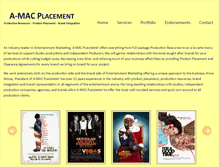 Tablet Screenshot of amacplacement.com